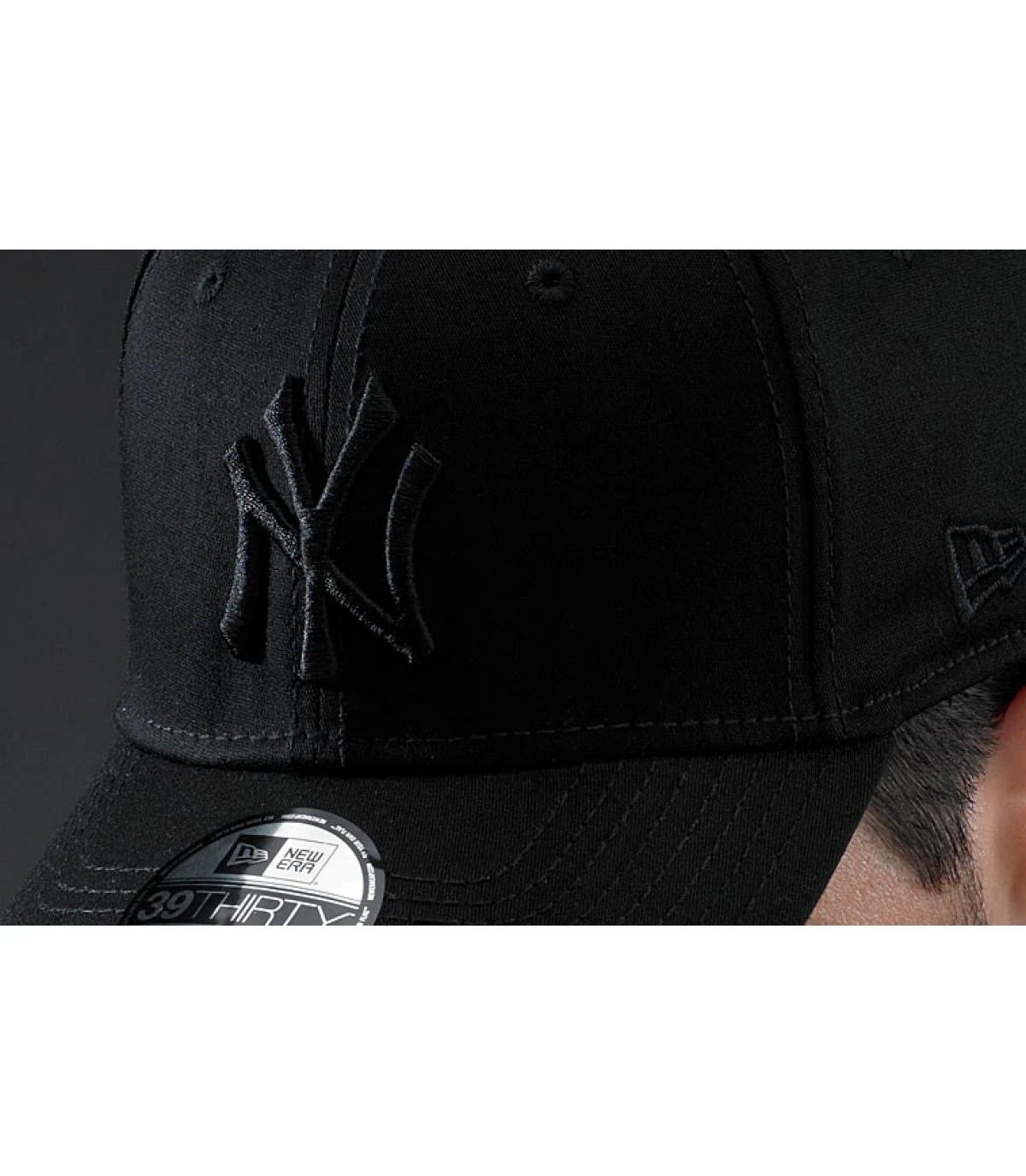 NEW ERA Casquette NY 39Thirty Noir Noir 5 NEW ERA Casquette NY 39Thirty Noir Noir â Image 5