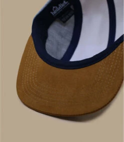 5 Panel Blank Navy Beige Heather Grey Brown Suede -NEW ERA Magasin 5 panel blank navy beige heather grey brown suede 3
