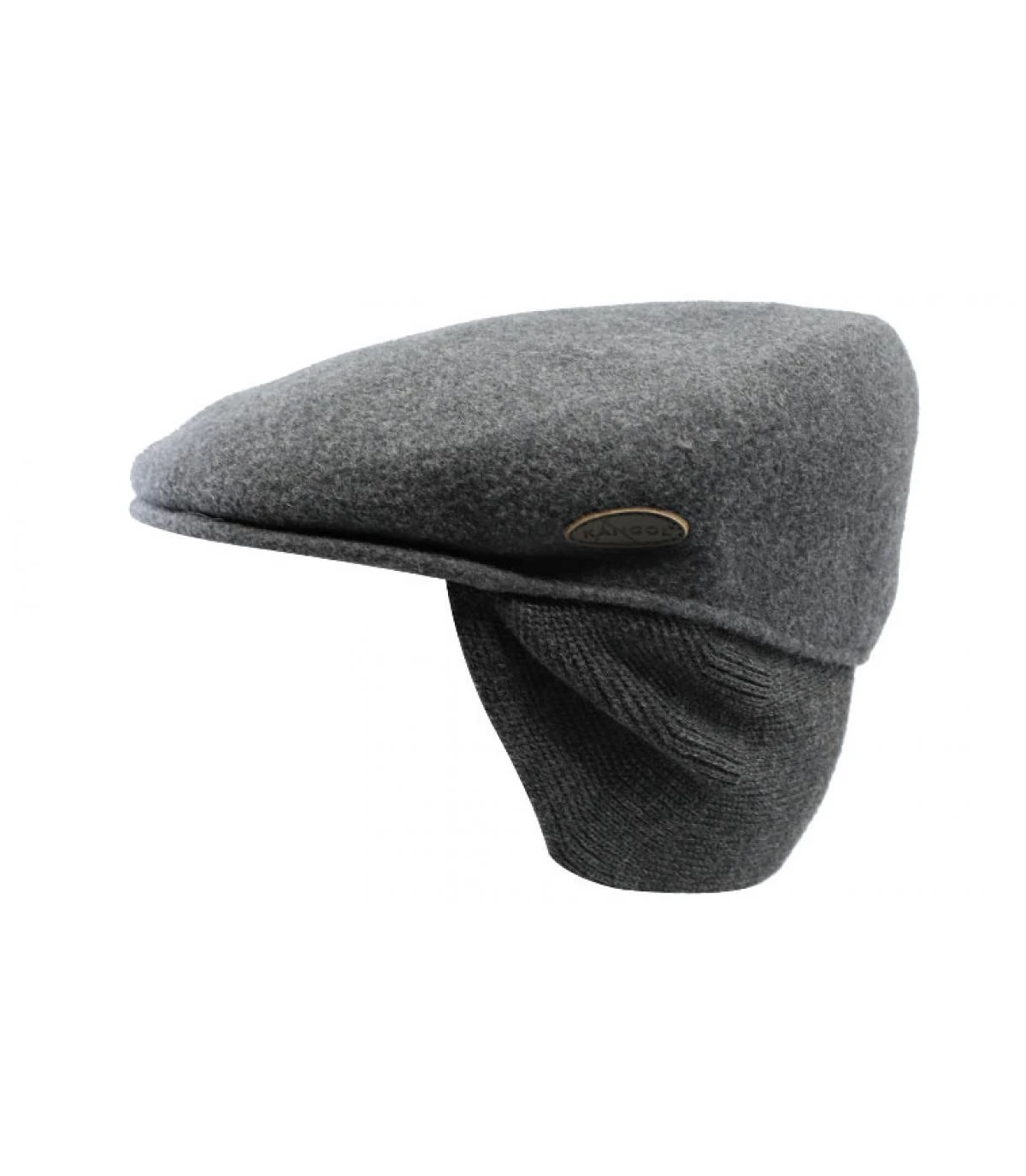 Kangol 504 Wool Earflap Dk Flannel 2 Kangol 504 Wool Earflap Dk Flannel – Image 2