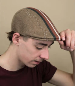 Kangol 507 Slike Stripe Camel