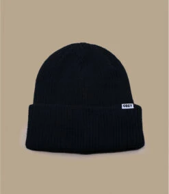 OBEY Bold Organic Beanie Black