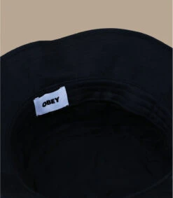 OBEY Bold Twill Bucket Black -NEW ERA Magasin bold twill bucket black 2