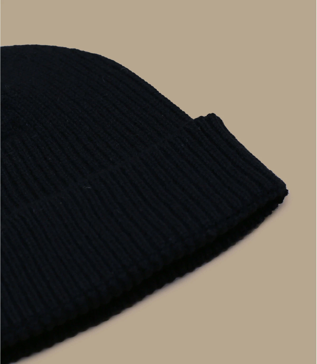 Bonnet Fabriqué En France En Laine Recyclée Noir 3 Bonnet Fabriqué En France En Laine Recyclée Noir – Image 3