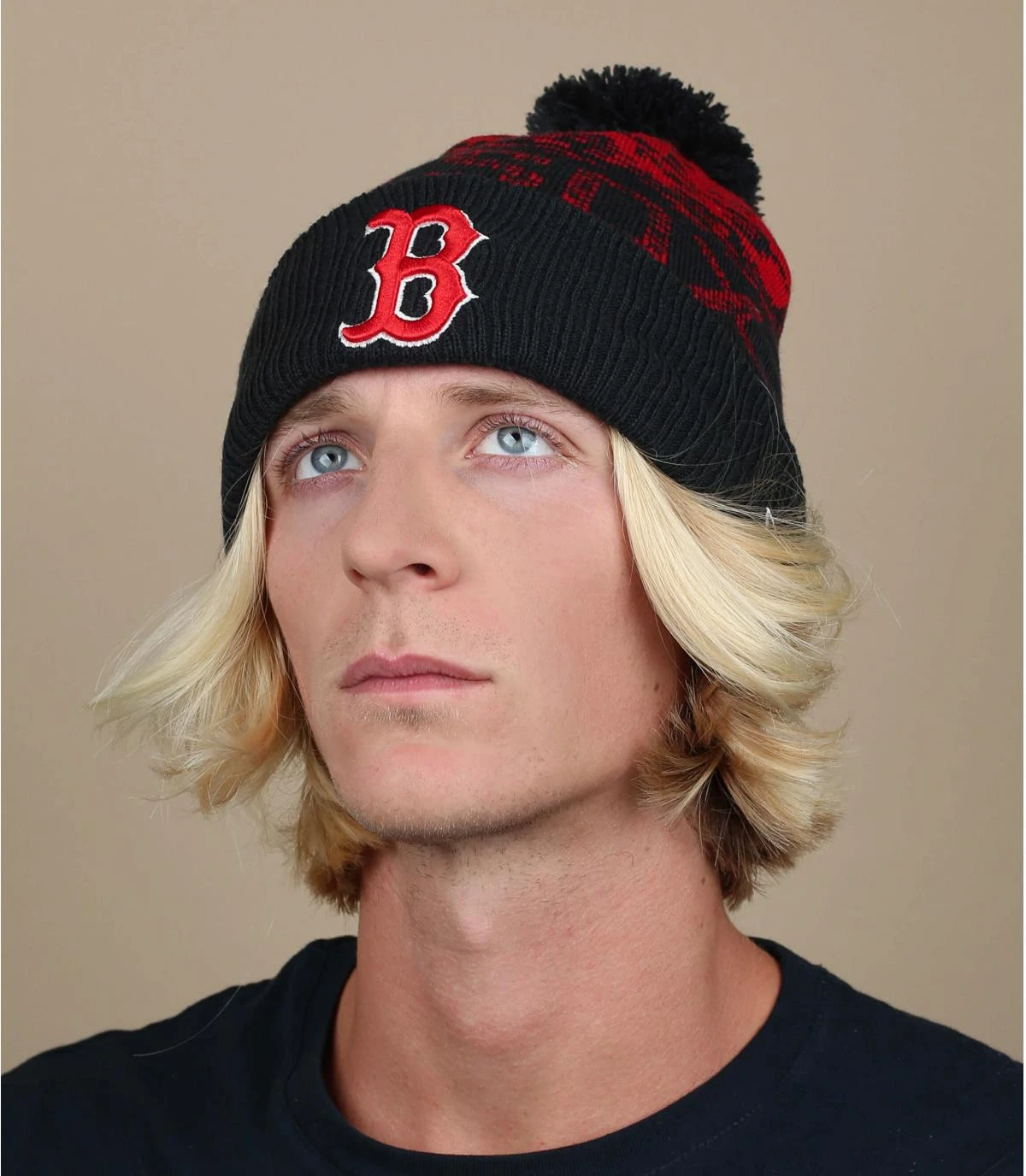 NEW ERA Bonnet MLB Sport Knit Boston 1 NEW ERA Bonnet MLB Sport Knit Boston