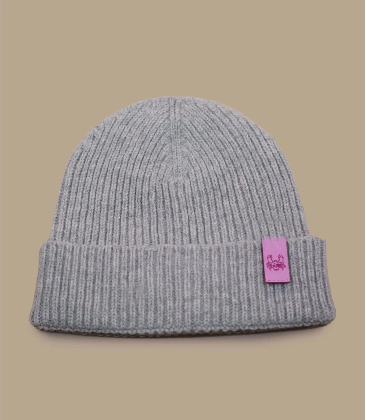 Bonnet Ocean Legend Grey Pink. Eco & Fabriqué En France 1 Bonnet Ocean Legend Grey Pink. Eco & Fabriqué En France