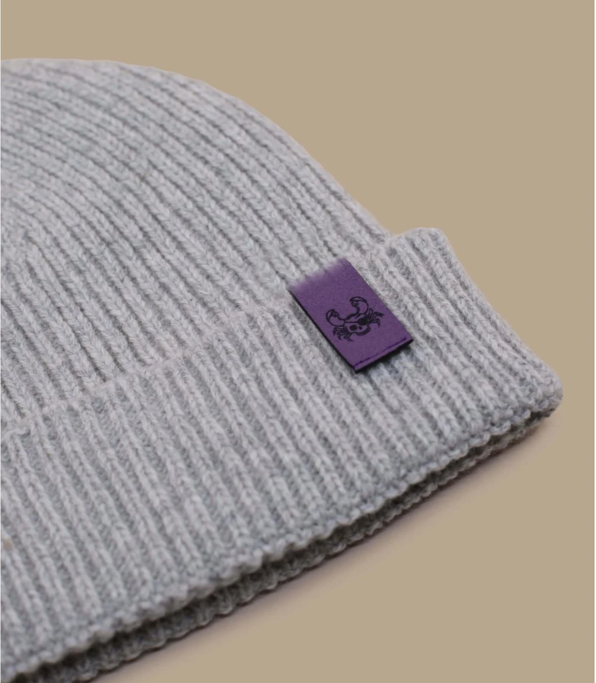 Bonnet Ocean Legend Grey Purple. Eco & Fabriqué En France 2 Bonnet Ocean Legend Grey Purple. Eco & Fabriqué En France – Image 2