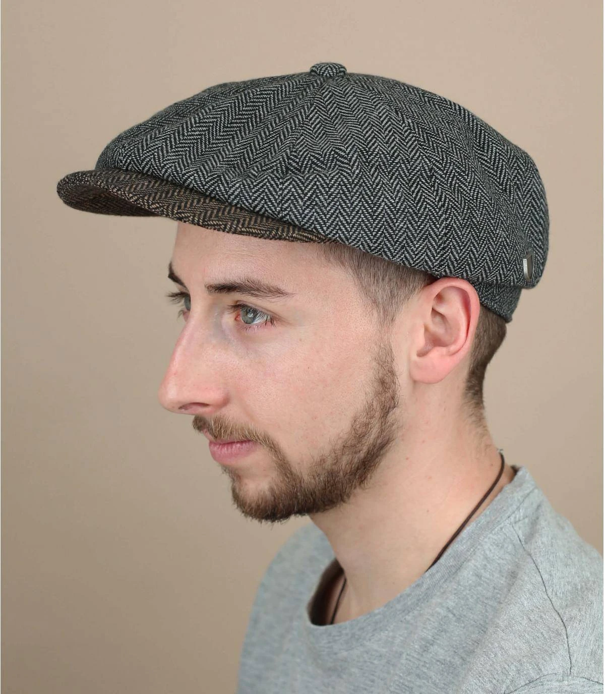 Brixton Brood Baggy Grey Brown 1 Brixton Brood Baggy Grey Brown