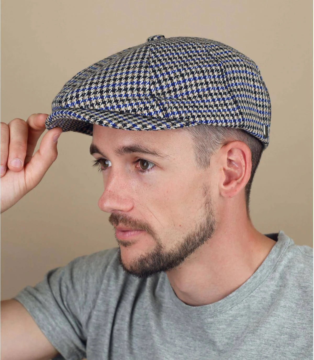 Brixton Brood Joe Blue Khaki 1 Brixton Brood Joe Blue Khaki