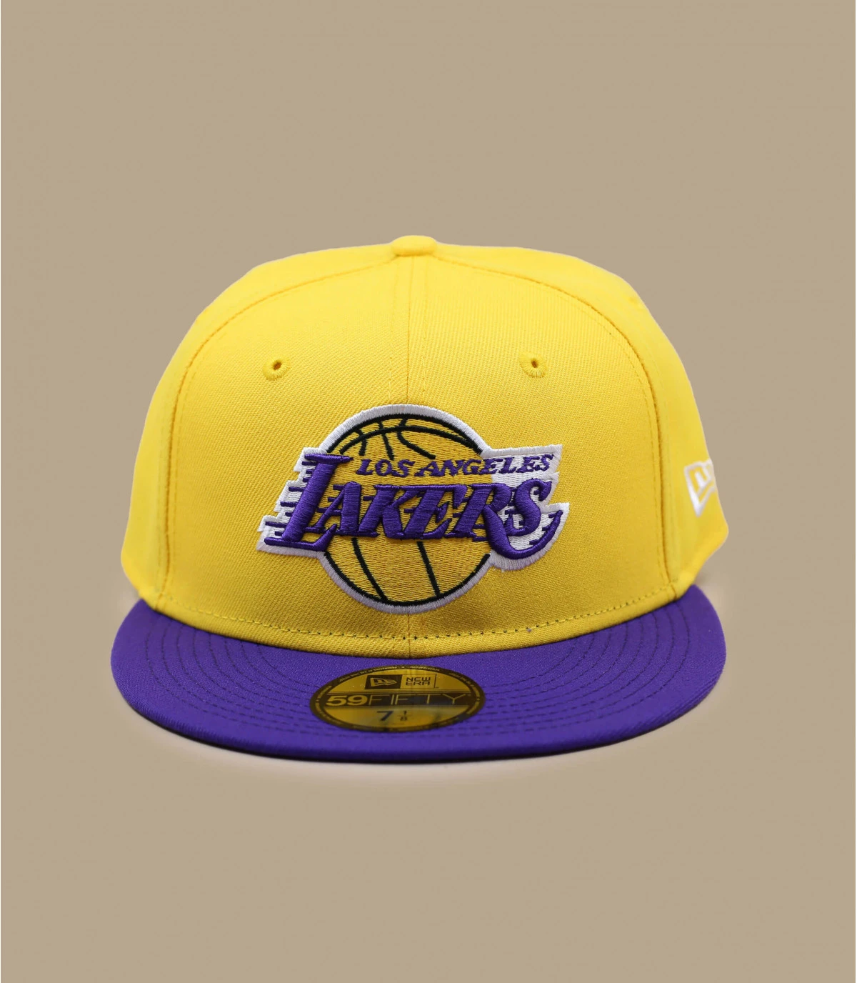 NEW ERA Casquette Lakers 59fifty Jaune 2 NEW ERA Casquette Lakers 59fifty Jaune – Image 2