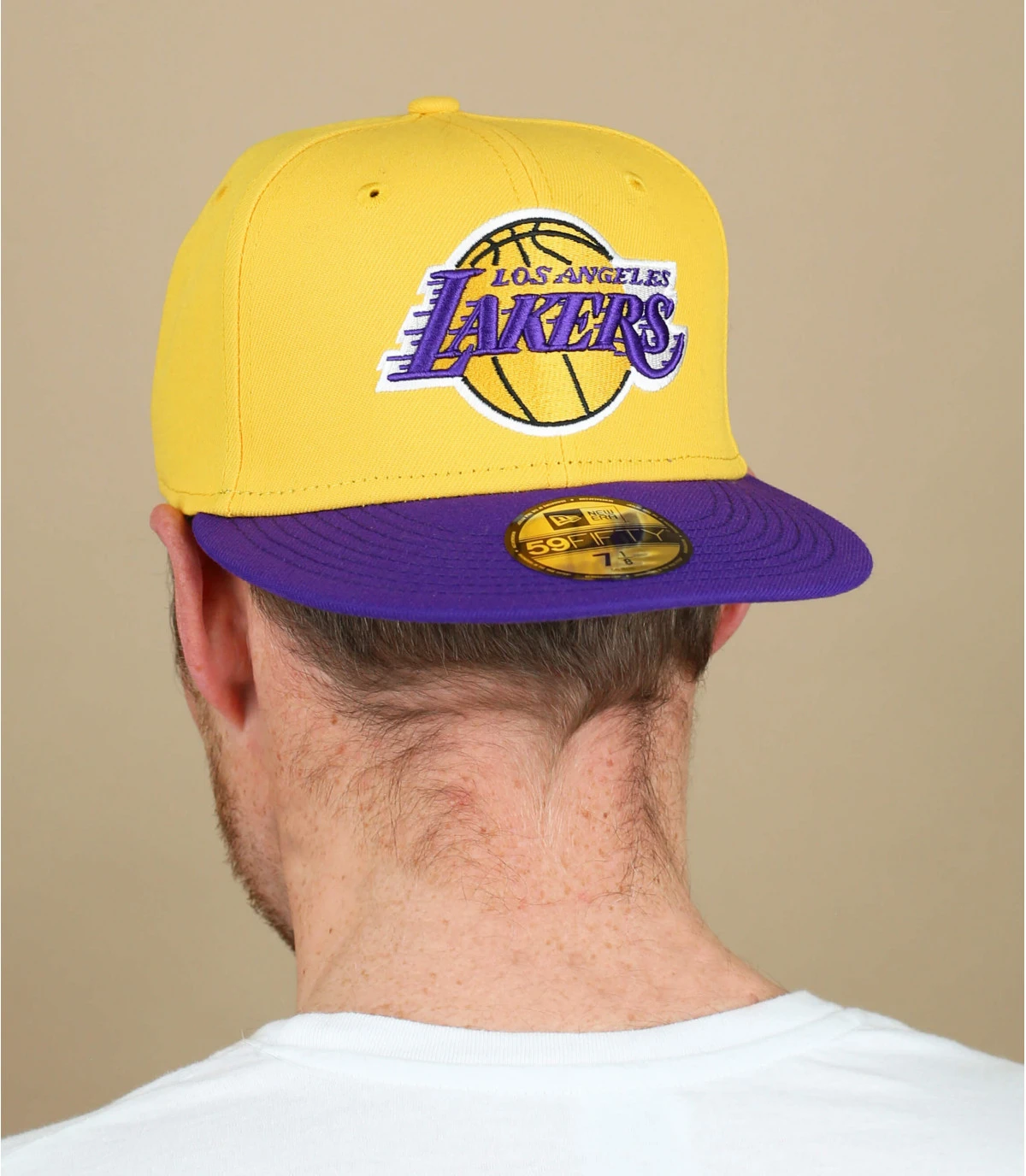 NEW ERA Casquette Lakers 59fifty Jaune 1 NEW ERA Casquette Lakers 59fifty Jaune