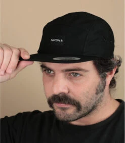 NIXON Casquette Mikey 5 Panel Black