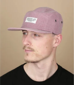 Casquette Overdyed 5 Panel Wine