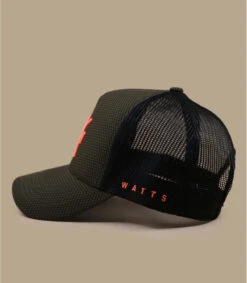 WATTS Casquette Trucker Tribe Kaki Carbone -NEW ERA Magasin casquette trucker tribe kaki carbone 3