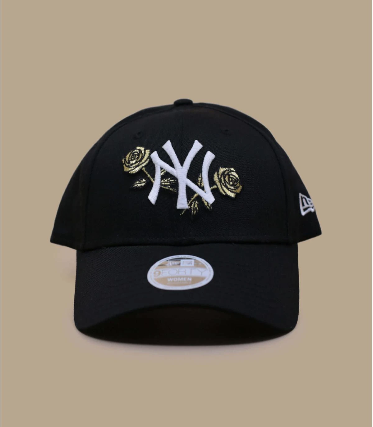 NEW ERA Casquette Wmn Floral Metallic 940 NY Black 2 NEW ERA Casquette Wmn Floral Metallic 940 NY Black â Image 2