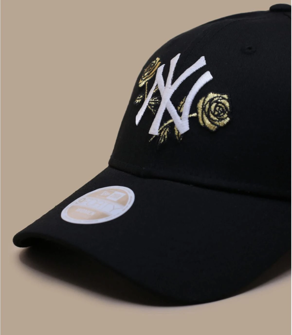 NEW ERA Casquette Wmn Floral Metallic 940 NY Black 3 NEW ERA Casquette Wmn Floral Metallic 940 NY Black â Image 3