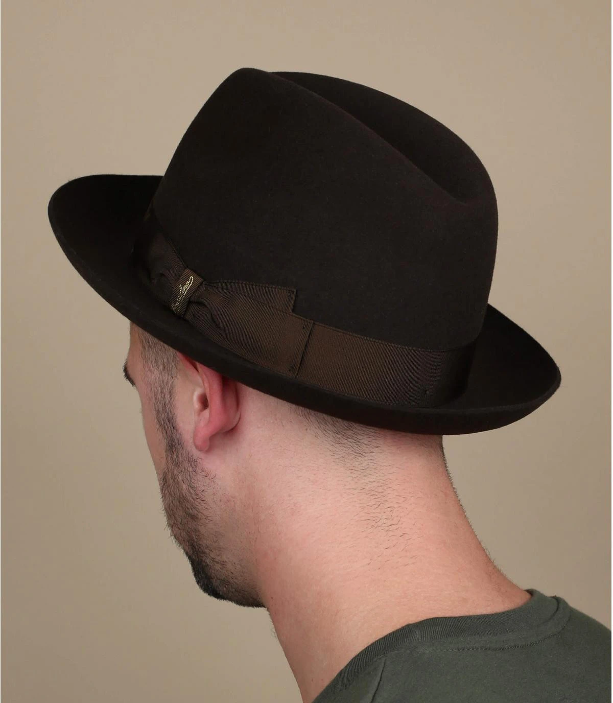 Borsalino Chapeau Feutre Lapin Marengo Marron 1 Borsalino Chapeau Feutre Lapin Marengo Marron
