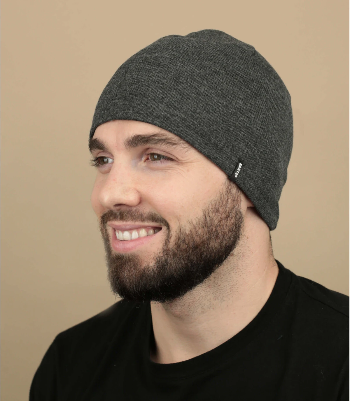 Barts Core Beanie Dark Heather 1 Barts Core Beanie Dark Heather