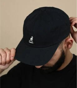 Kangol Cotton Washed Baseball Black
