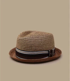 Diamond Raffia Brown