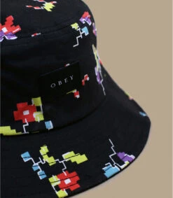 OBEY Digital Floral Bucket Black -NEW ERA Magasin digital floral bucket black 2