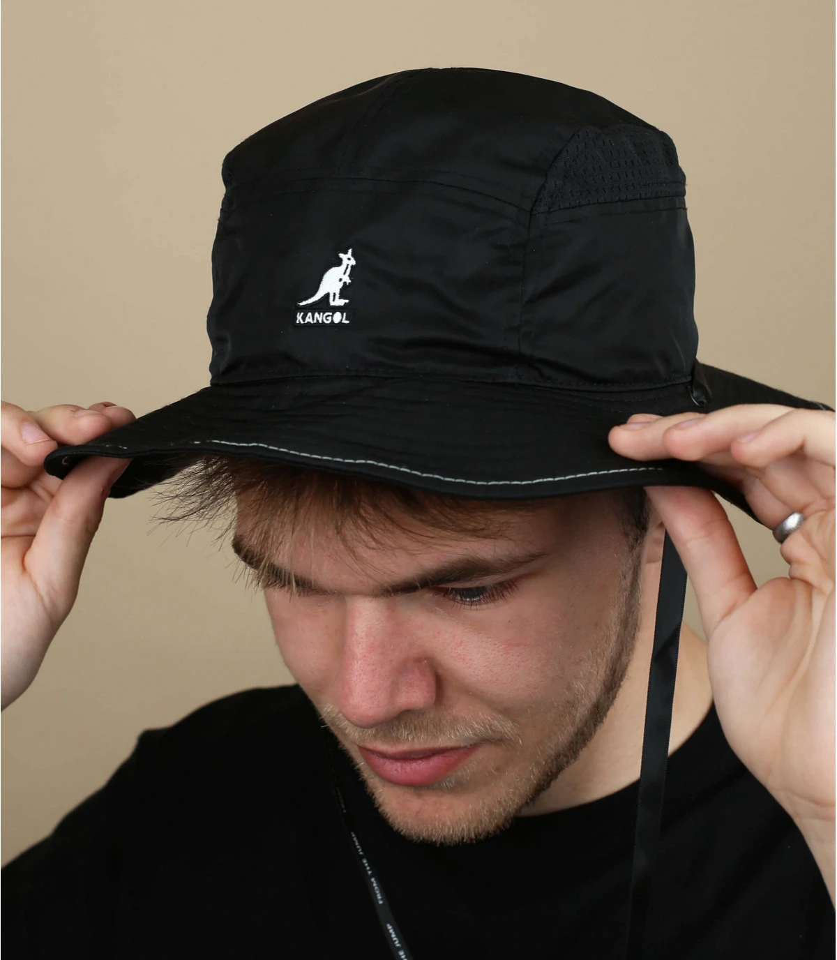 Kangol From The Jump Bucket Black 1 Kangol From The Jump Bucket Black