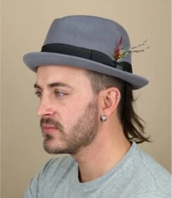 Brixton Gain Grey Washed Black