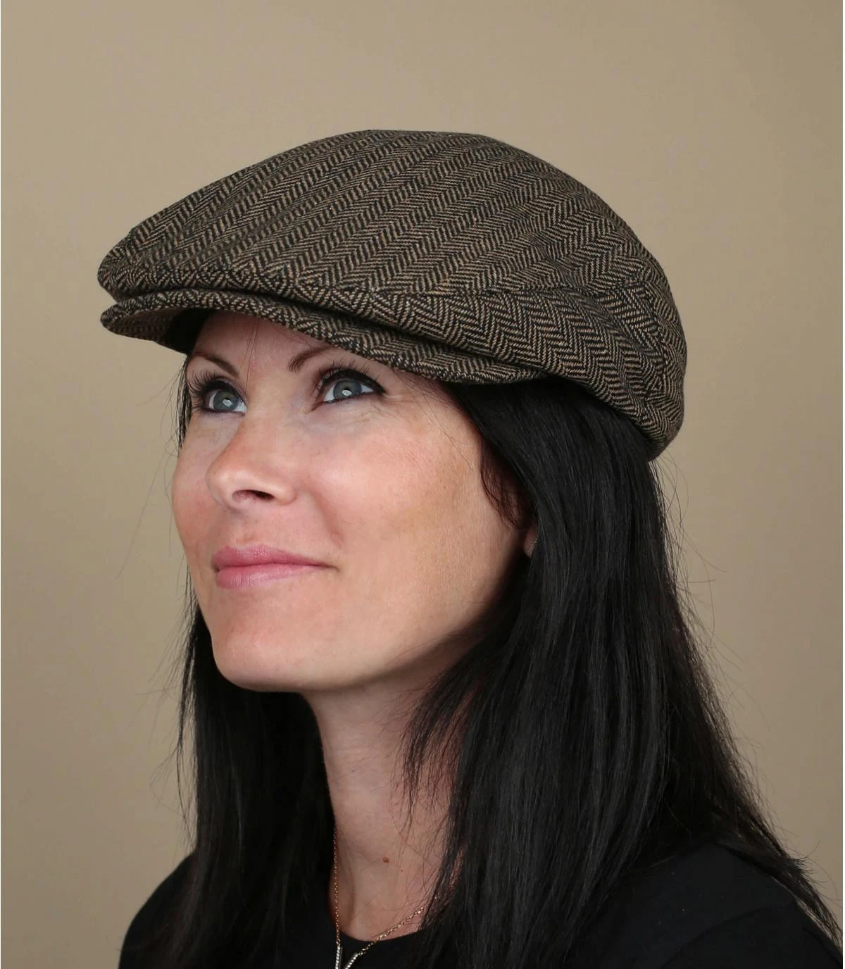 Brixton Hooligan Brown Kaki Herringbone Wm 1 Brixton Hooligan Brown Kaki Herringbone Wm