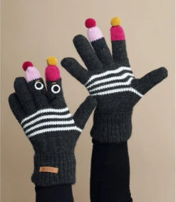 NEW ERA Magasin 35 Barts Kids Puppet Gloves Dark Heather