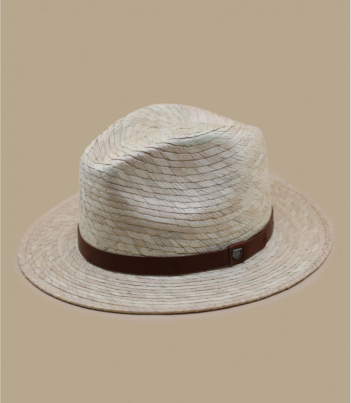 Brixton Messer Straw Fedora Natural 2 Brixton Messer Straw Fedora Natural â Image 2