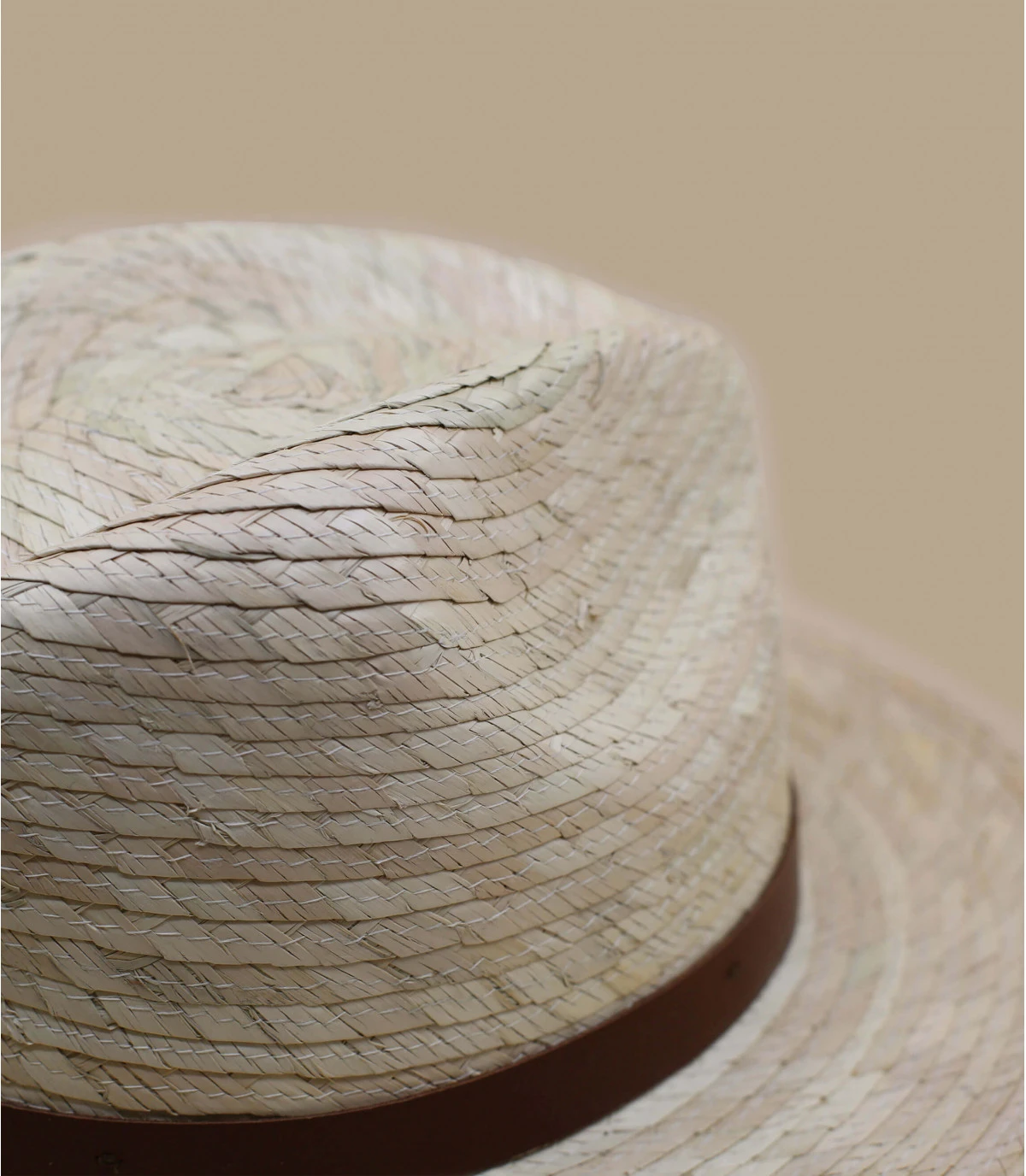 Brixton Messer Straw Fedora Natural 4 Brixton Messer Straw Fedora Natural â Image 4