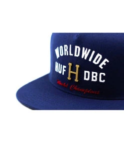 HUF Metal H Strapback Moon Indigo -NEW ERA Magasin metal h strapback moon indigocasquette20Huf20bleu20logo20metal