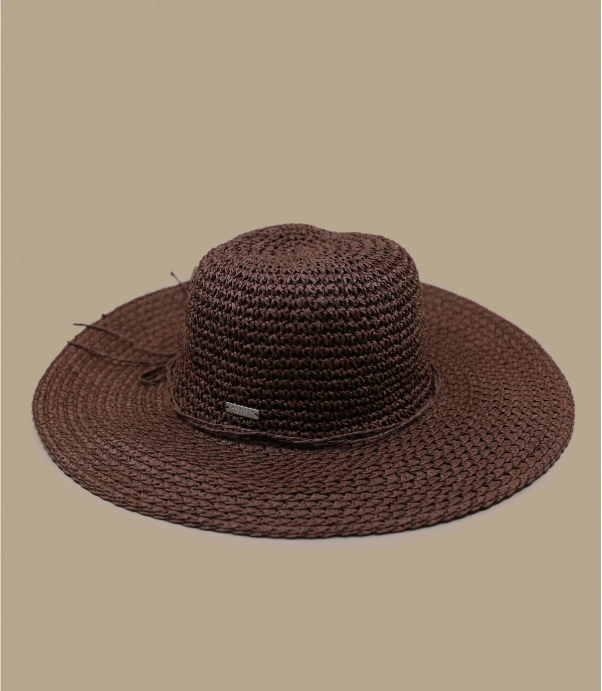 Seeberger Paper Crochet Floppy Olive 2 Seeberger Paper Crochet Floppy Olive â Image 2