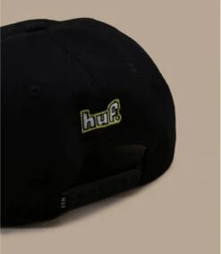 HUF Roasted Unstructured Snpaback Black -NEW ERA Magasin roasted unstructured snpaback black 3