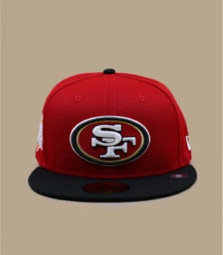 NEW ERA Side Patch 5950 49ers Scarlet -NEW ERA Magasin side patch 5950 49ers scarlet 2