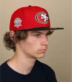 NEW ERA Side Patch 5950 49ers Scarlet