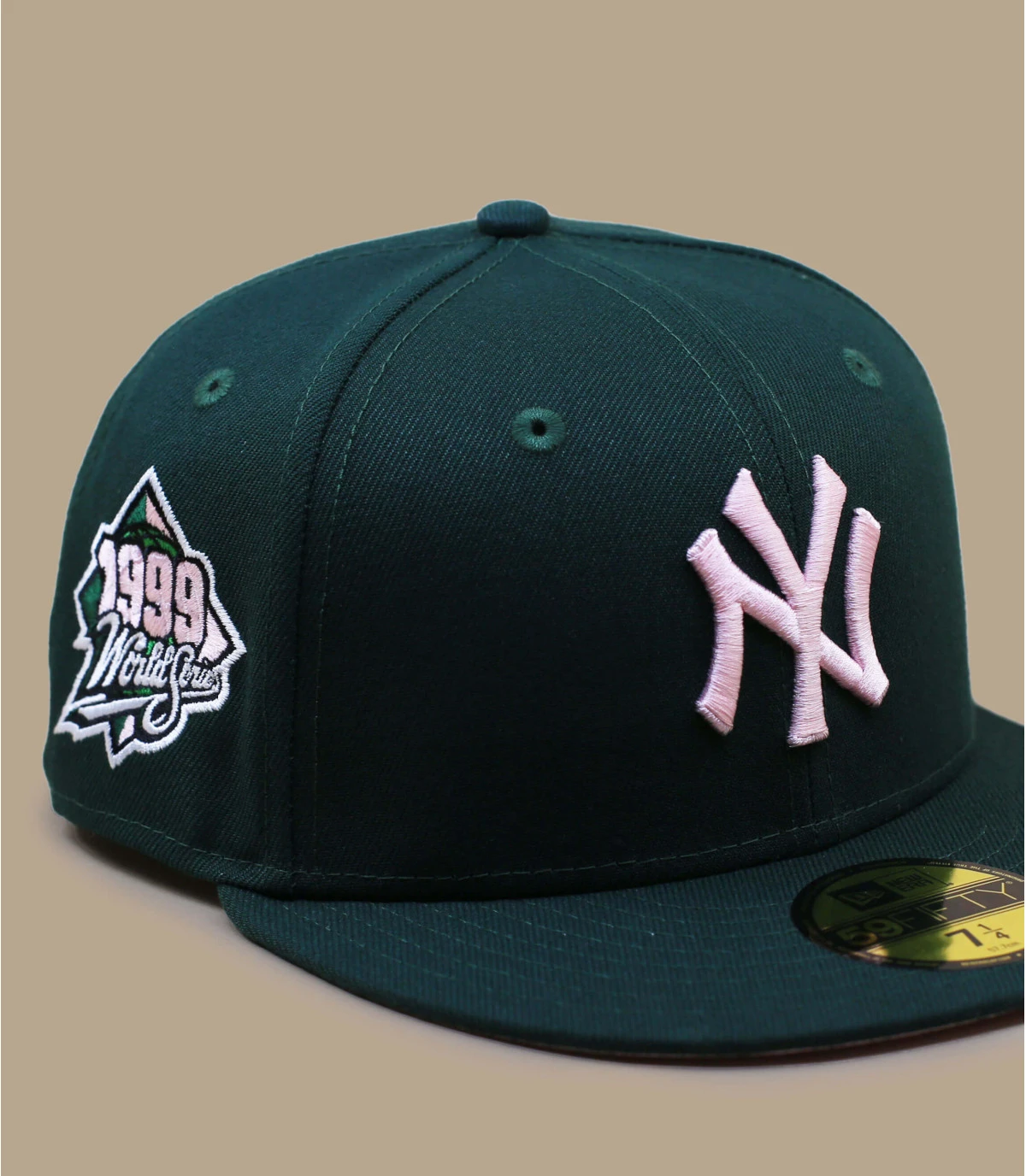 NEW ERA Side Patch 5950 NY Green & Pink 2 NEW ERA Side Patch 5950 NY Green & Pink – Image 2