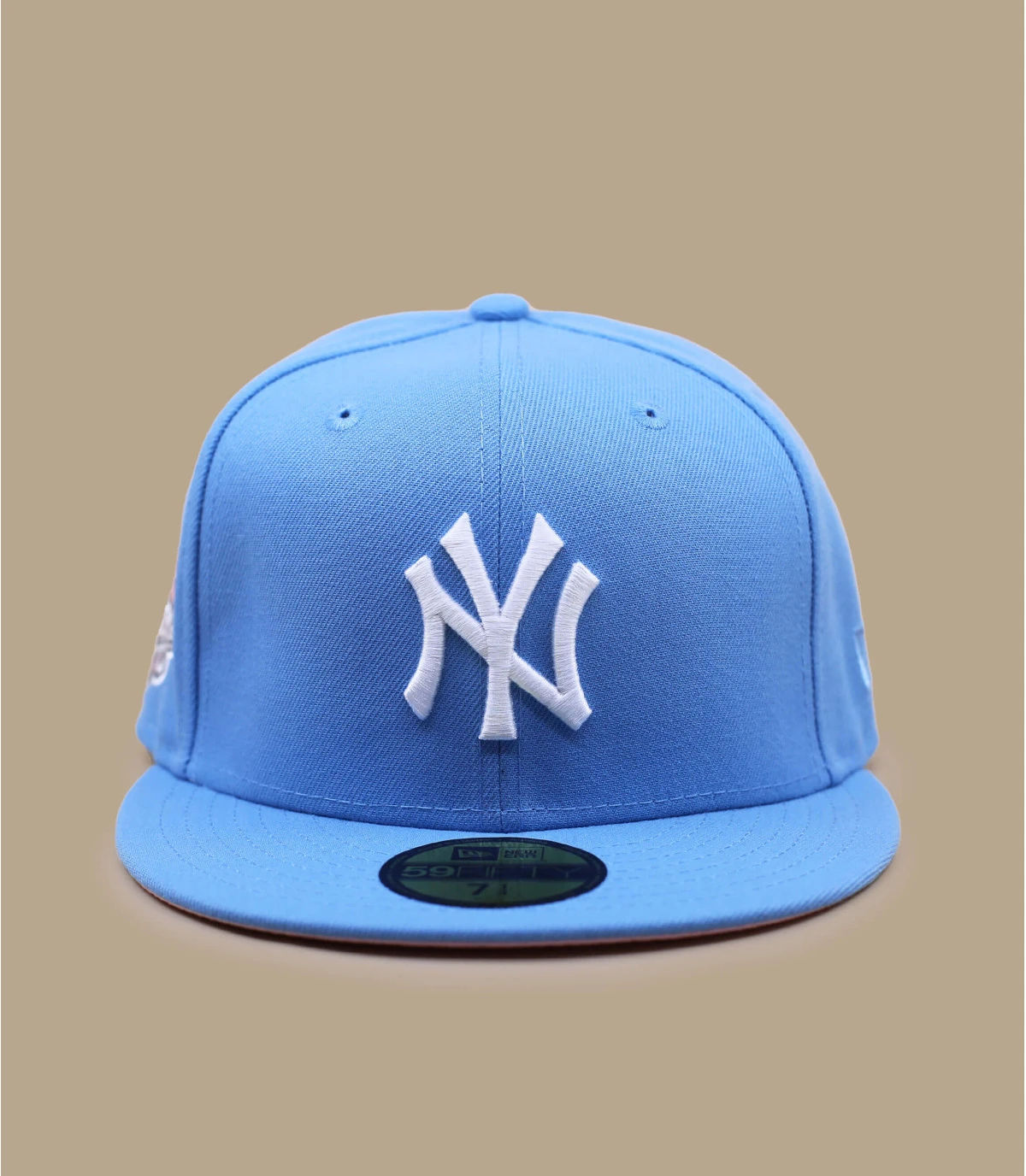 NEW ERA Side Patch 5950 NY Yankees Sky Pink 3 NEW ERA Side Patch 5950 NY Yankees Sky Pink â Image 3