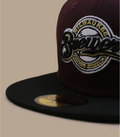 NEW ERA Side Patch 59Fifty Milwaukee Brewers Marron Black 9 NEW ERA Side Patch 59Fifty Milwaukee Brewers Marron Black -NEW ERA Magasin side patch 59fifty milwaukee brewers marron black 2