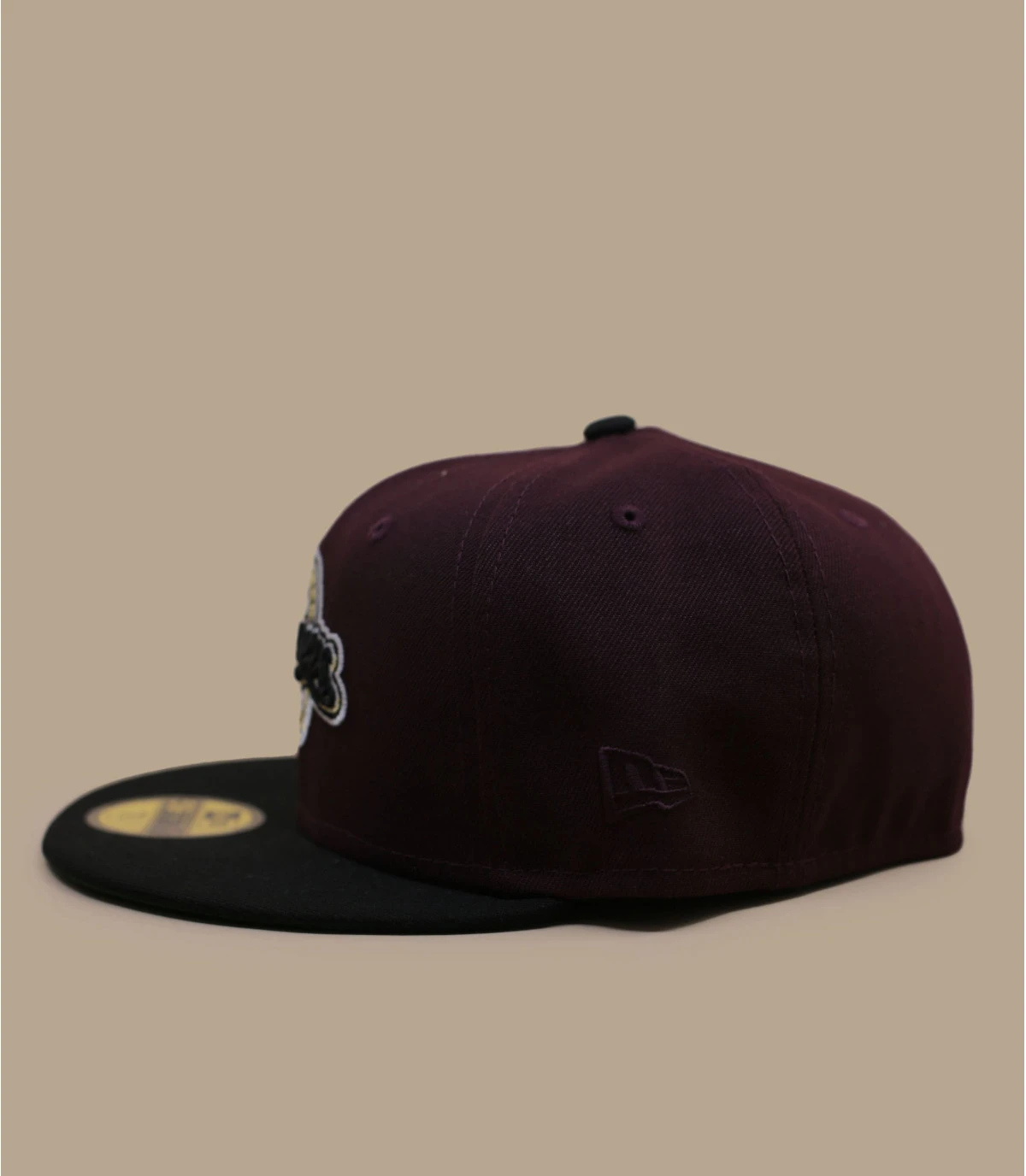 NEW ERA Side Patch 59Fifty Milwaukee Brewers Marron Black 5 NEW ERA Side Patch 59Fifty Milwaukee Brewers Marron Black â Image 5