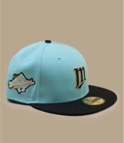 NEW ERA Side Patch 59Fifty Minnesota Twins Blue Tint Black -NEW ERA Magasin side patch 59fifty minnesota twins blue tint black 2