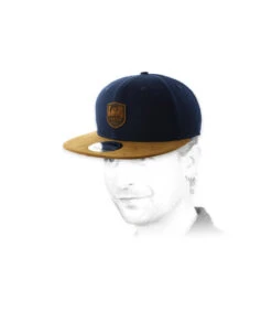 Snapback I Know Navy Suede