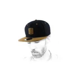 Snapback Pillow Line Black Brown