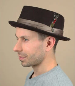 Brixton Stout Pork Pie Brown Bronze