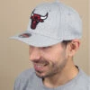 Mitchell & Ness Team Heather Stretch Snapback Bulls