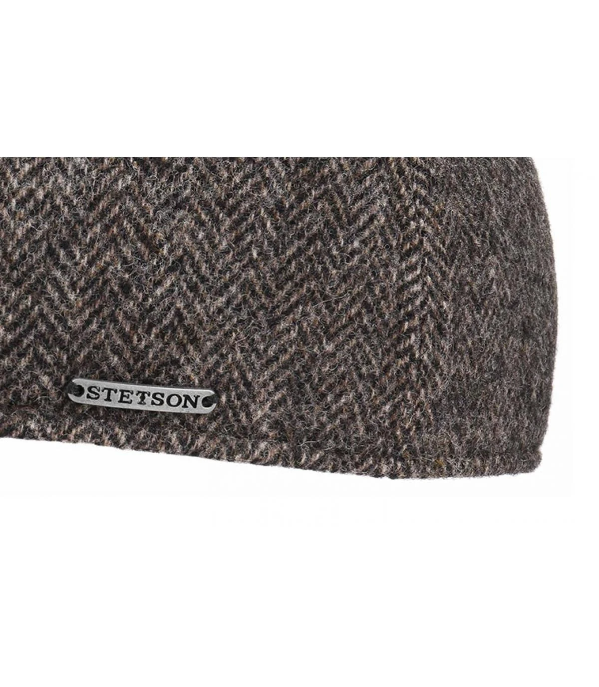 Stetson Texas Woolrich Herringbone Grey 3 Stetson Texas Woolrich Herringbone Grey – Image 3