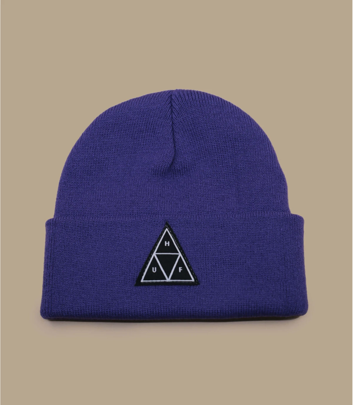 HUF TT Cuff Beanie Purple 4 HUF TT Cuff Beanie Purple – Image 4