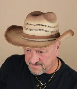 Stetson Western Toyo Brown Blurred Natural